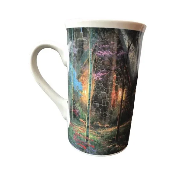 Thomas Kincade Large Coffee Latte Mug Cup 2003 5" - Picture 1 of 7